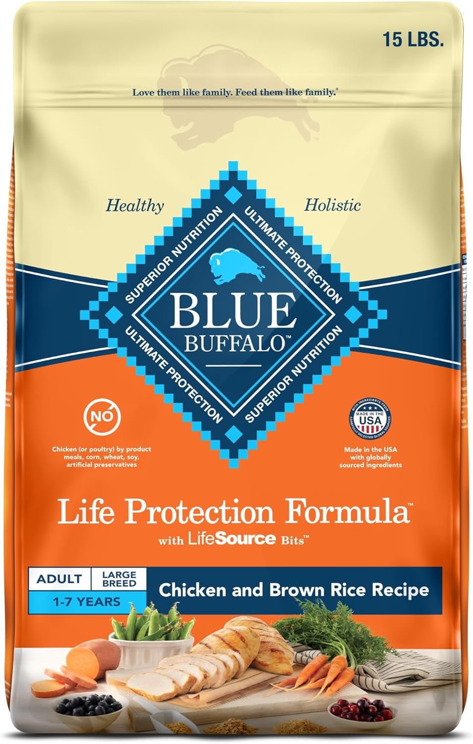 Blue Buffalo Life Protection Formula Large Breed Adult Dry Dog Food