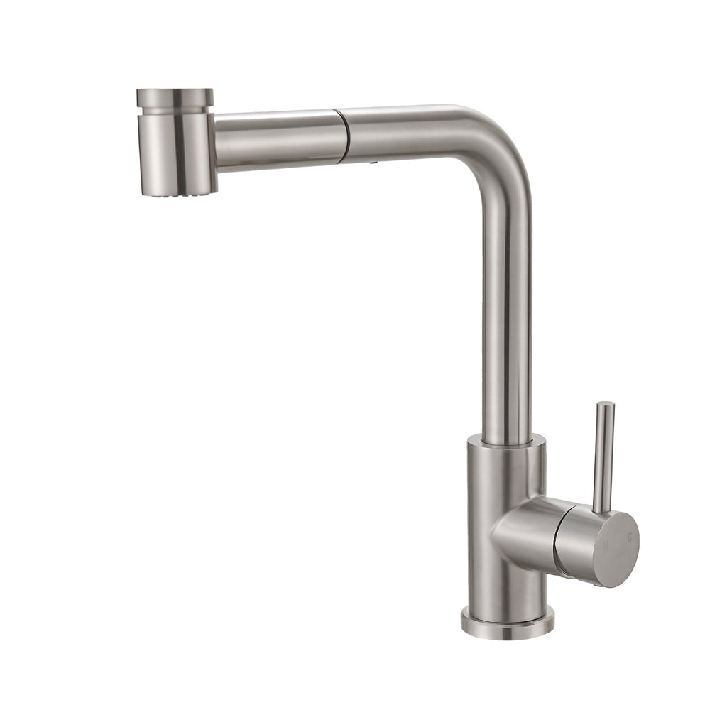Black Kitchen Sink Faucet with Pull Out Sprayer
