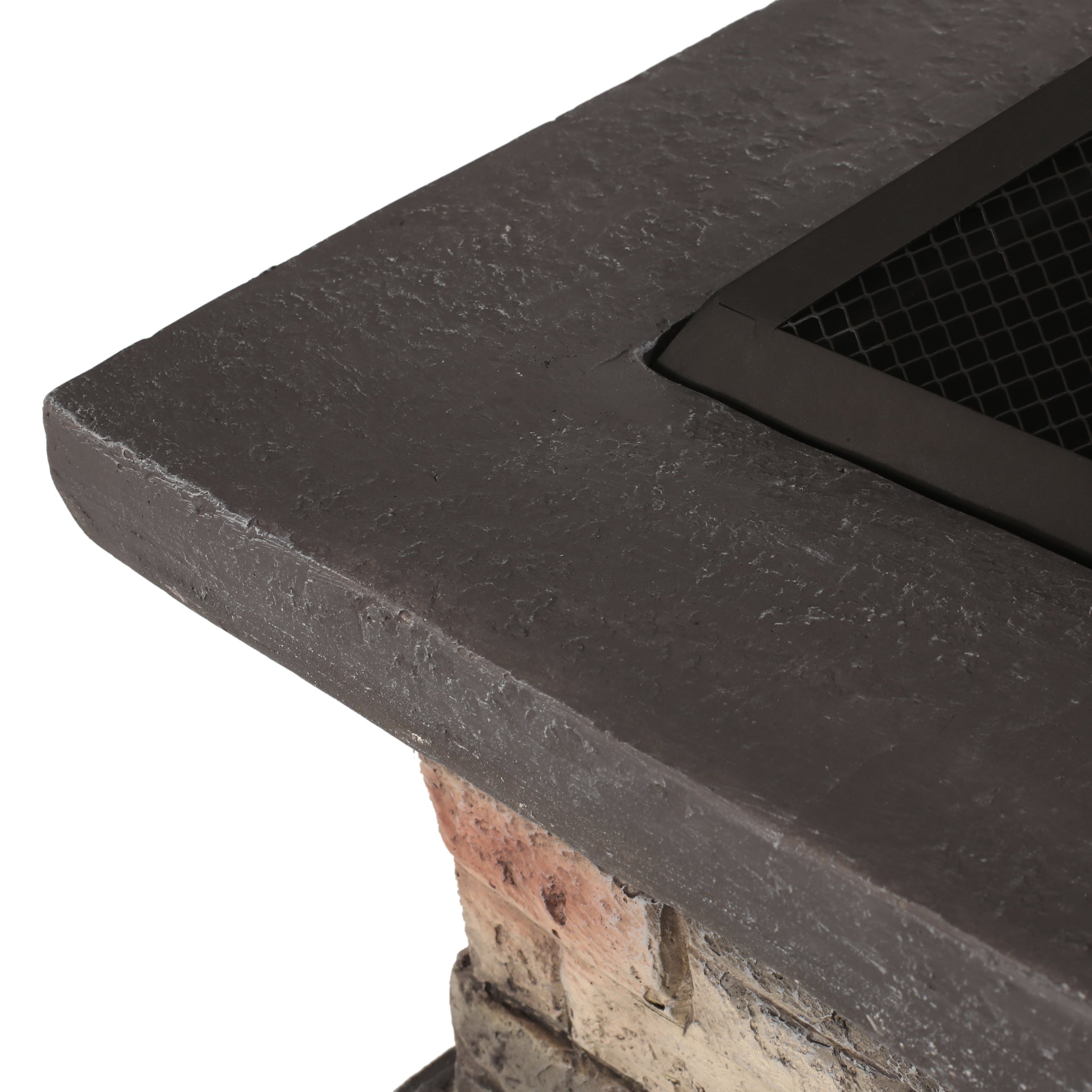 MGO 29" SQUARE WOOD BURNING FIRE PIT