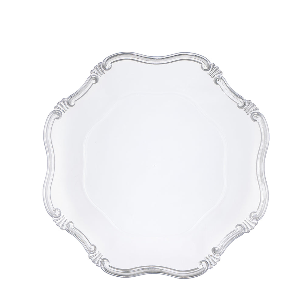 13" Plastic Charger Plate, 8 Pack