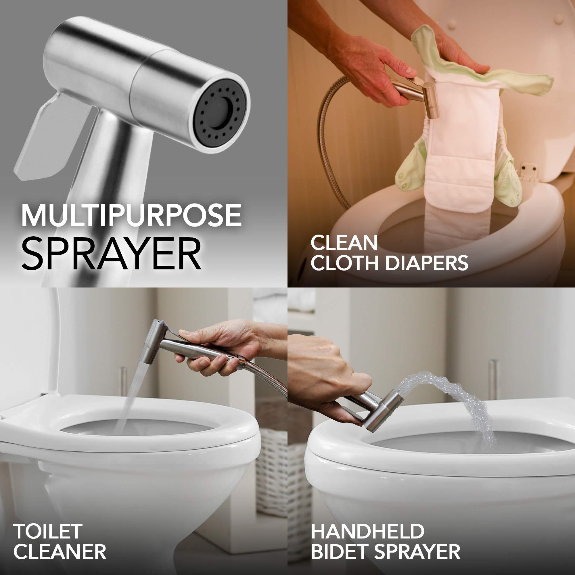 Handheld Bidet Sprayer Brushed Nickel