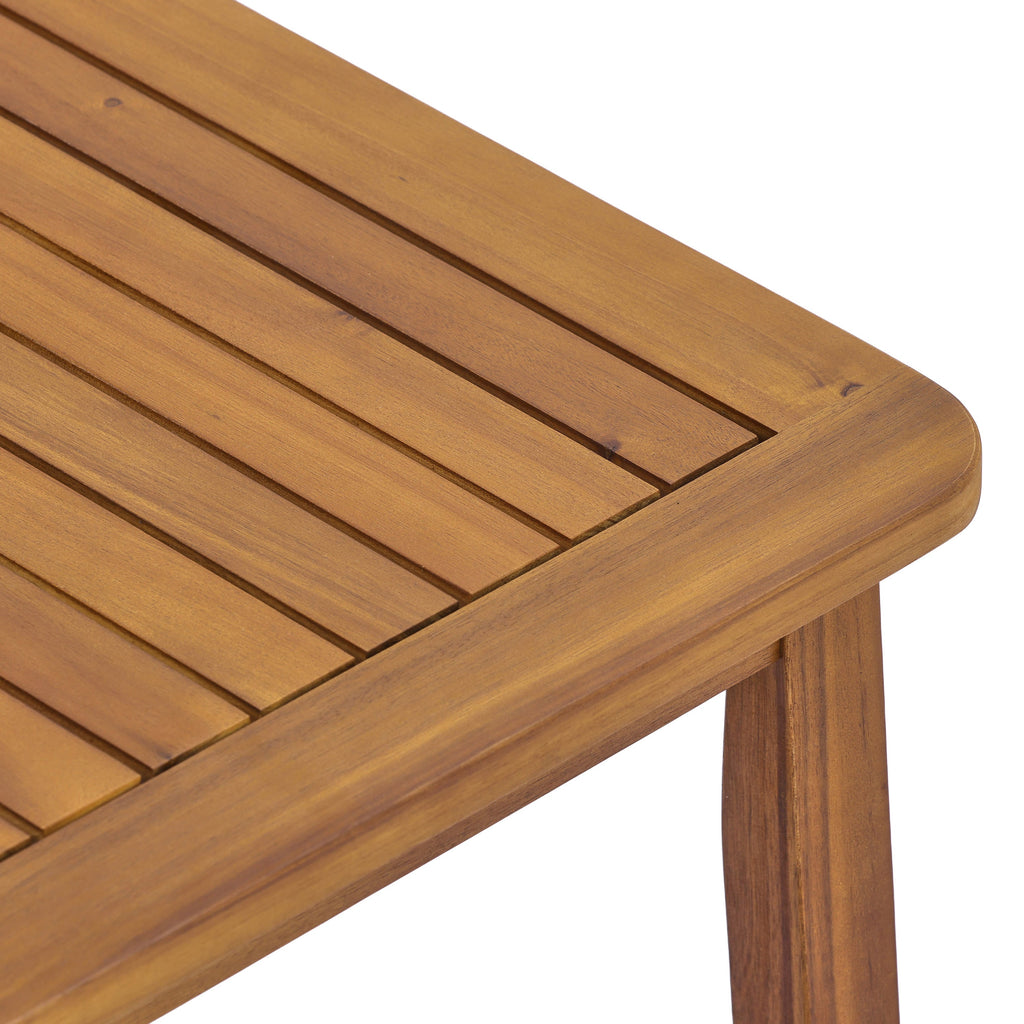 2-Piece Outdoor Sofa Set with Loveseat, Coffee Table & Cushions