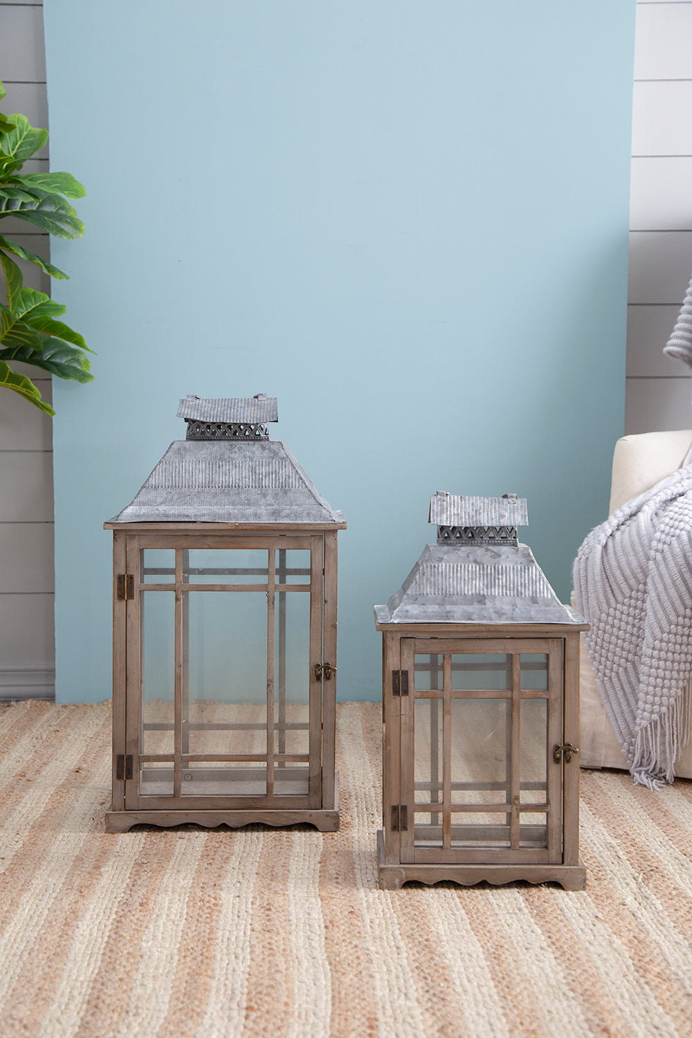 Classic Scape Lanterns Set of 2