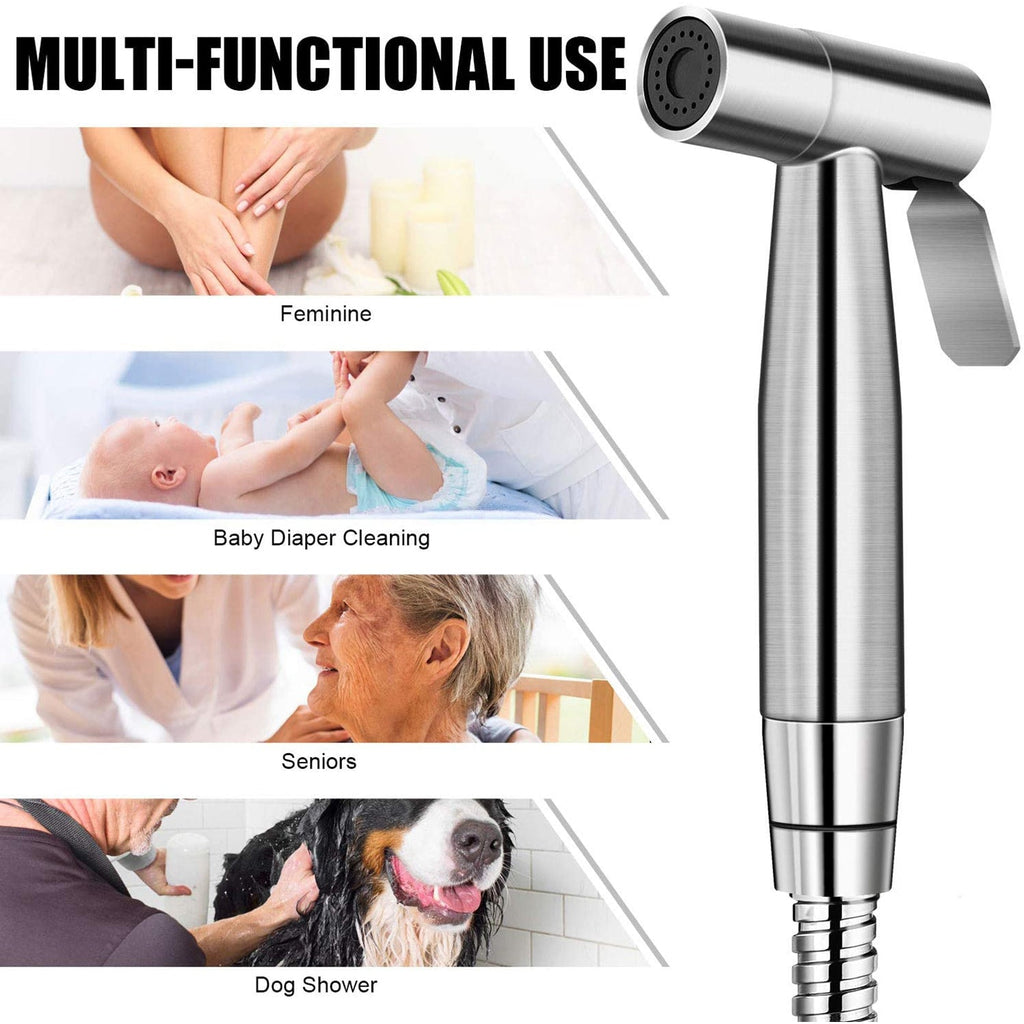 Handheld Bidet Sprayer Brushed Nickel