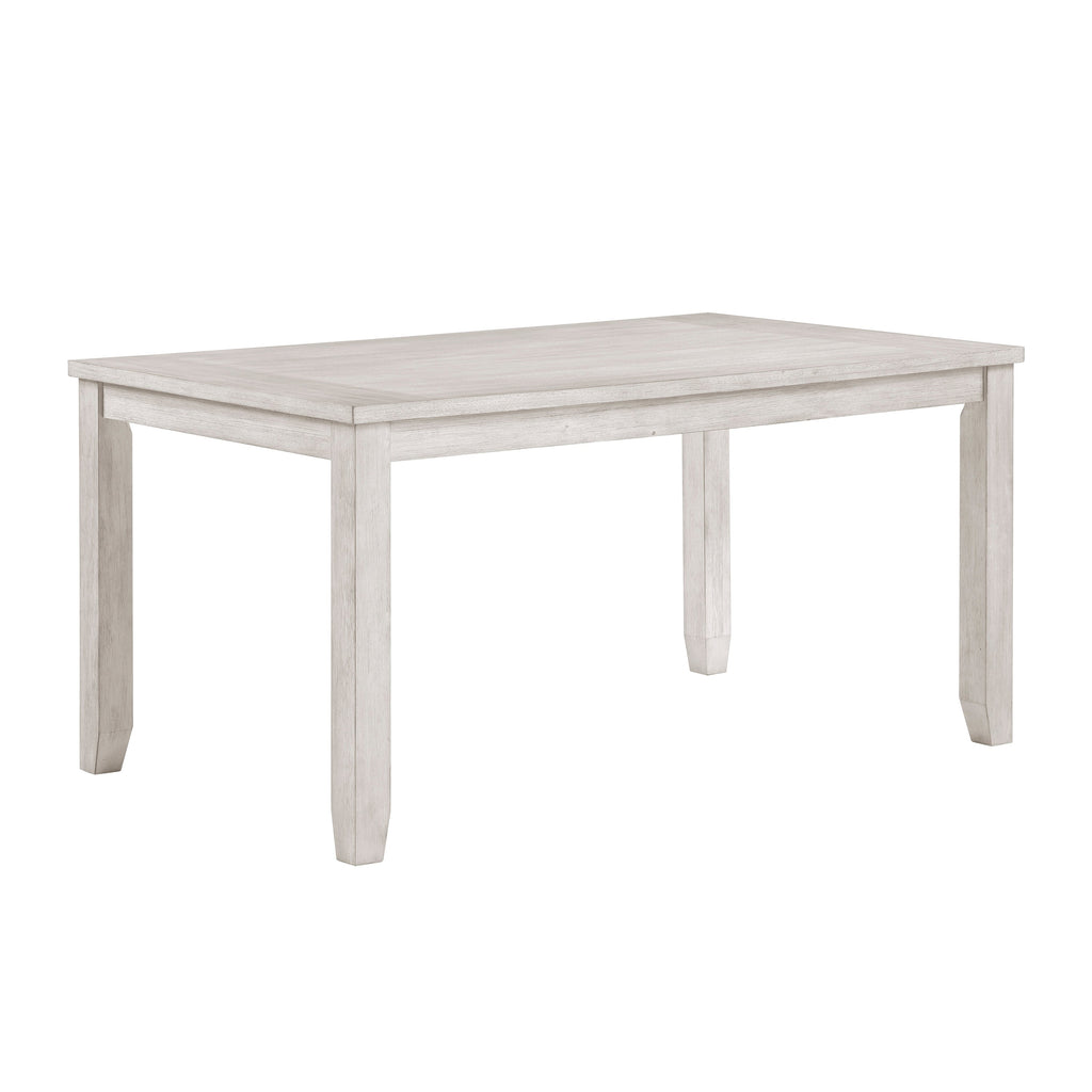 Modern Farmhouse Antique White Wooden Dining Table