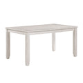 Modern Farmhouse Antique White Wooden Dining Table