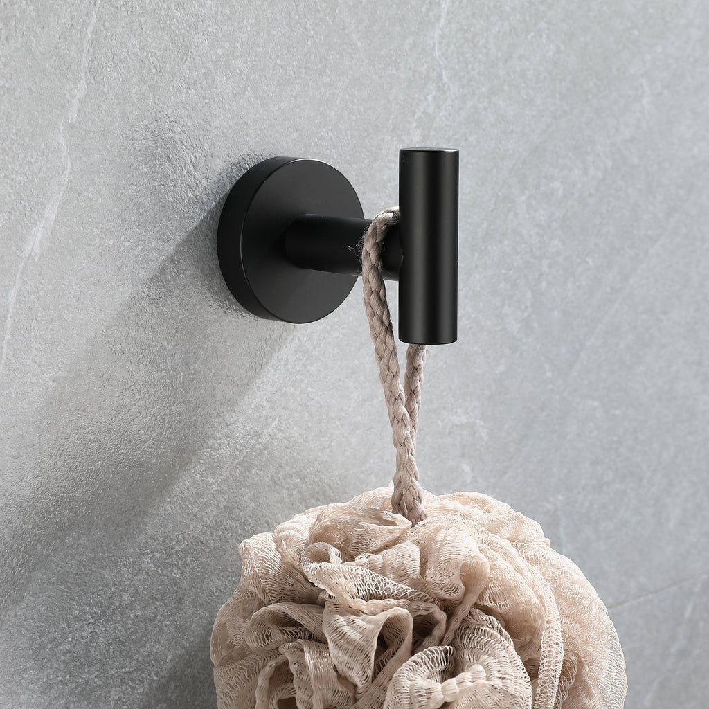 5 Piece Wall Mount Bathroom Towel Rack Set