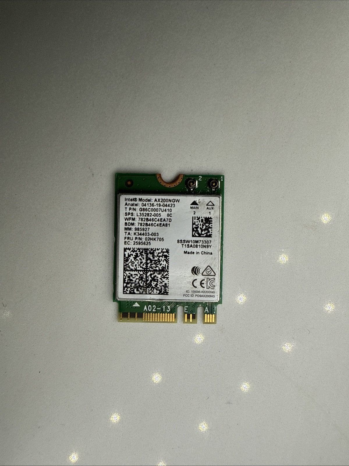 Lot Of 5x Intel AX200NGW Wi-Fi 6 AX200 M.2 Wireless Card Bluetooth