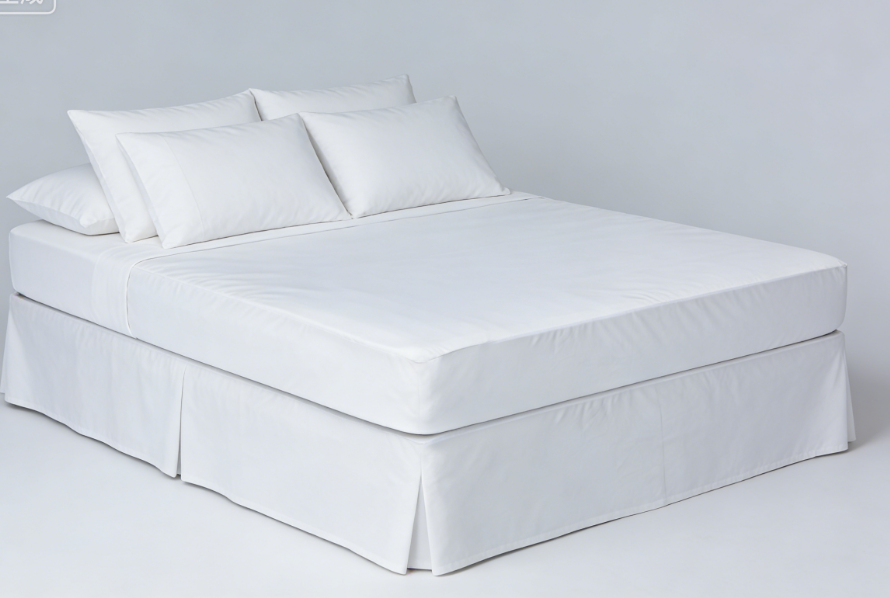Waterproof Mattress Protector 75" x 54" Soft Wrinkle-Resistant White