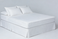 Waterproof Mattress Protector 75" x 54" Soft Wrinkle-Resistant White