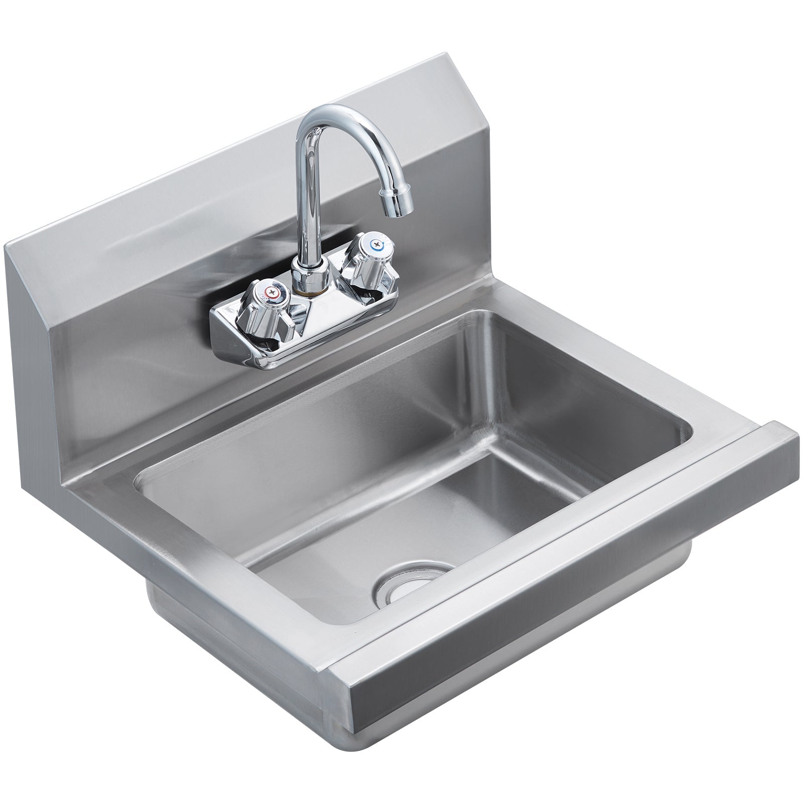 Stainless Steel Wall Mount Hand Sink 17 x 12.8