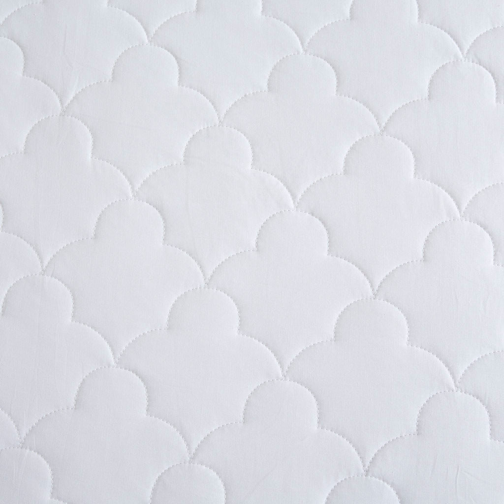 Cotton Percale Quilted Mattress Pad