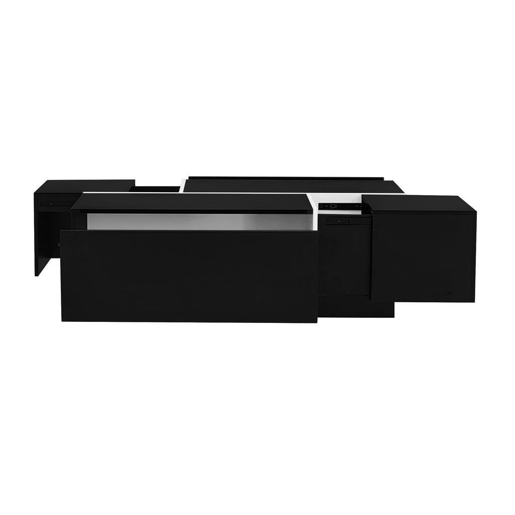 U-Can Extendable Coffee Table 47-72" with Storage Drawers