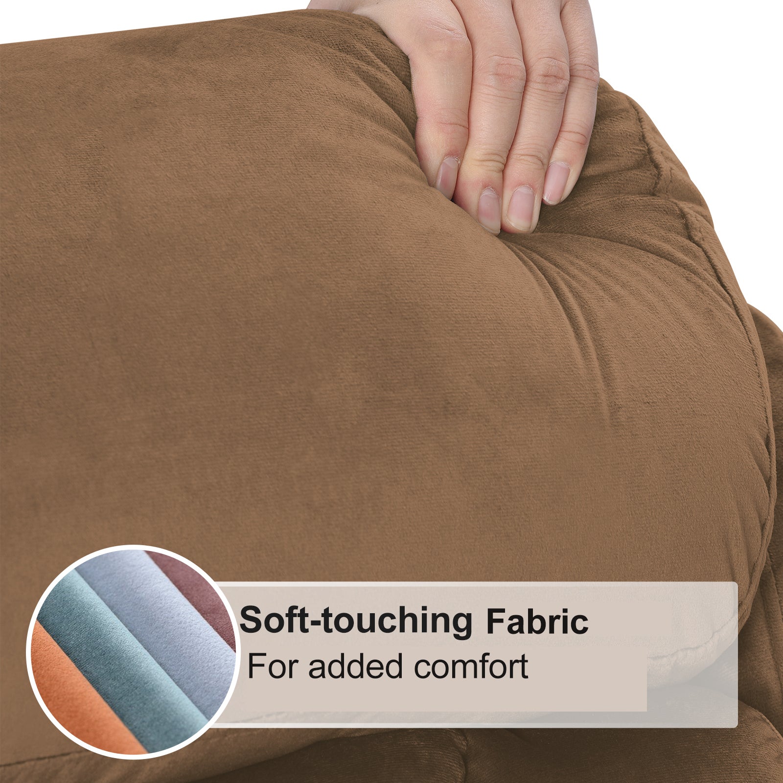 Lift Chair Recliner Power Recline Brown Cashmere for Elderly