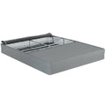 Full-Size Foldable Metal Mattress Bed Base with Box Spring