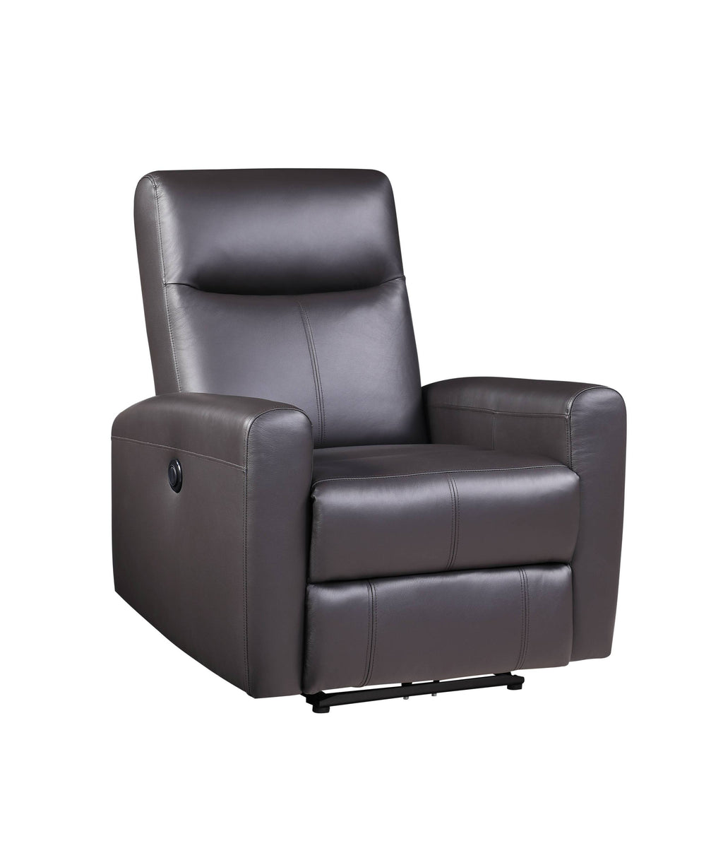 Blane Brown Leather Power Motion Recliner