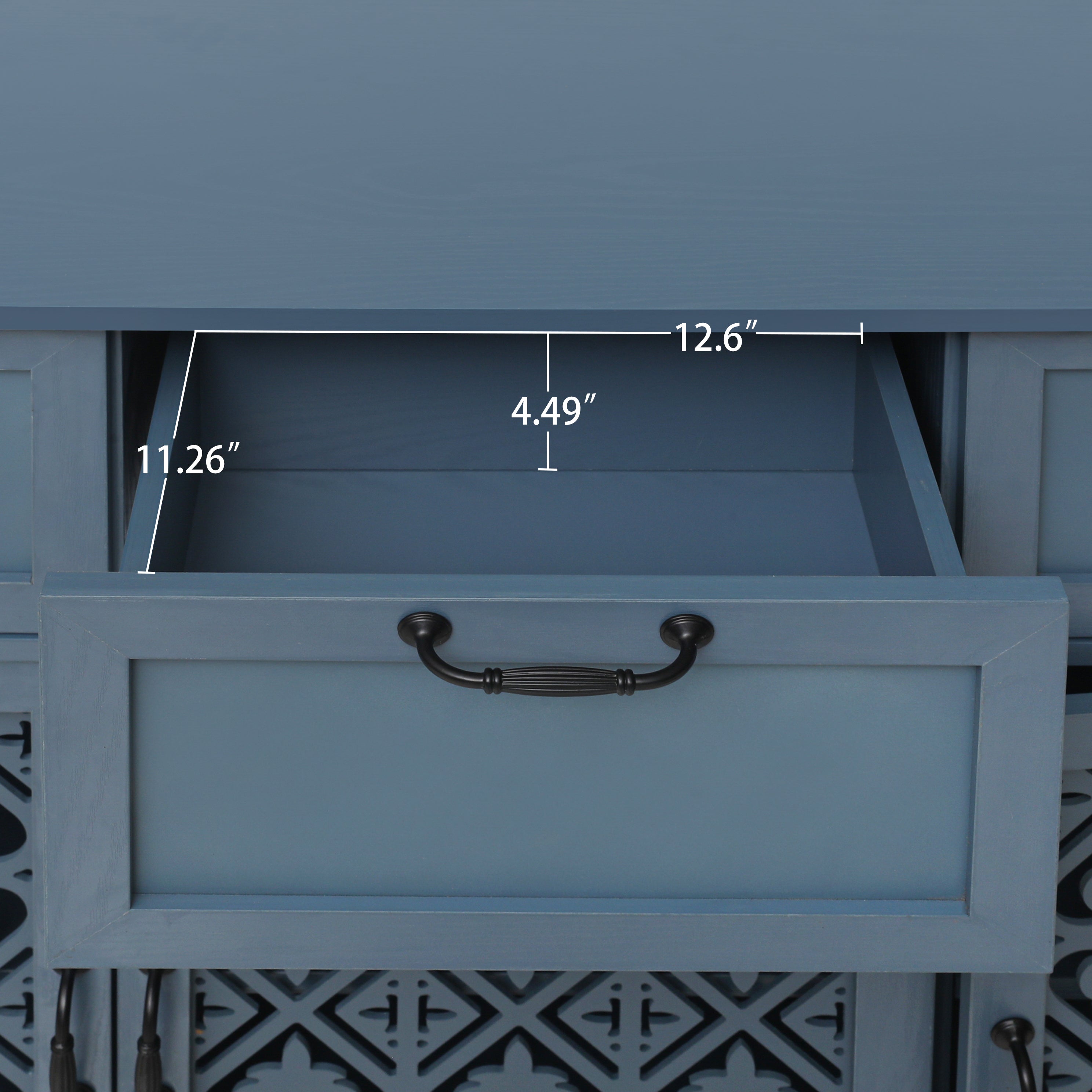 3 Door 3 Drawer Cabinet for Bedroom Living Room Study
