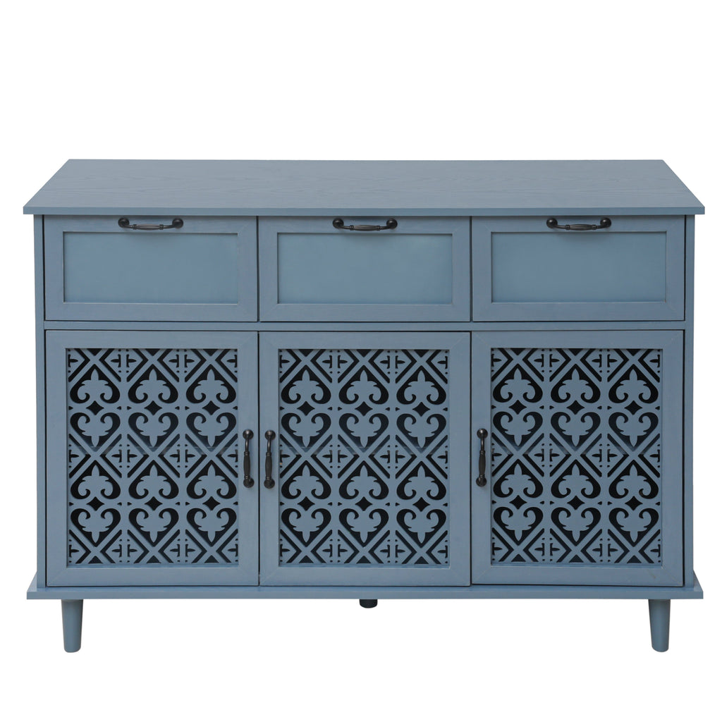 3 Door 3 Drawer Cabinet for Bedroom Living Room Study