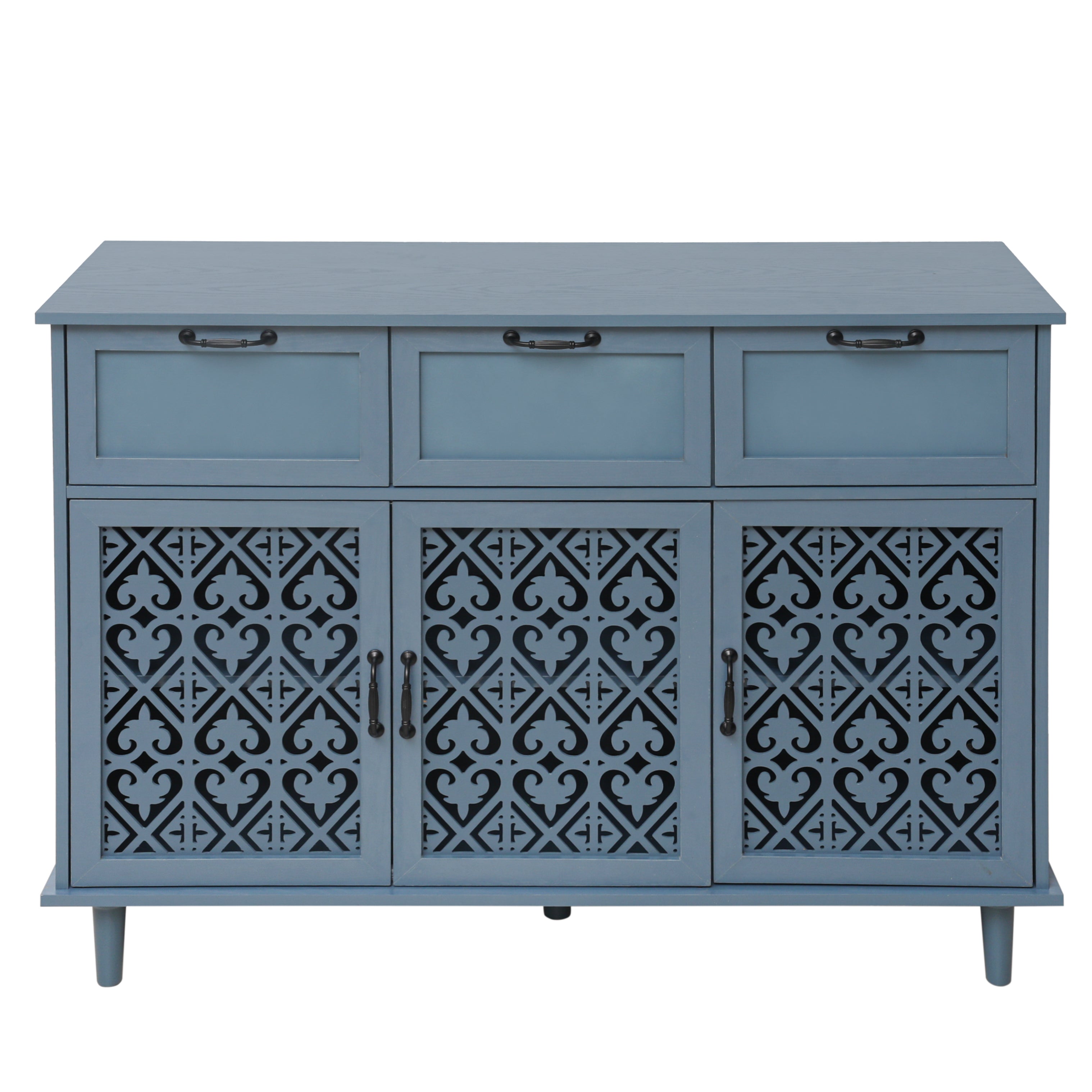 3 Door 3 Drawer Cabinet for Bedroom Living Room Study