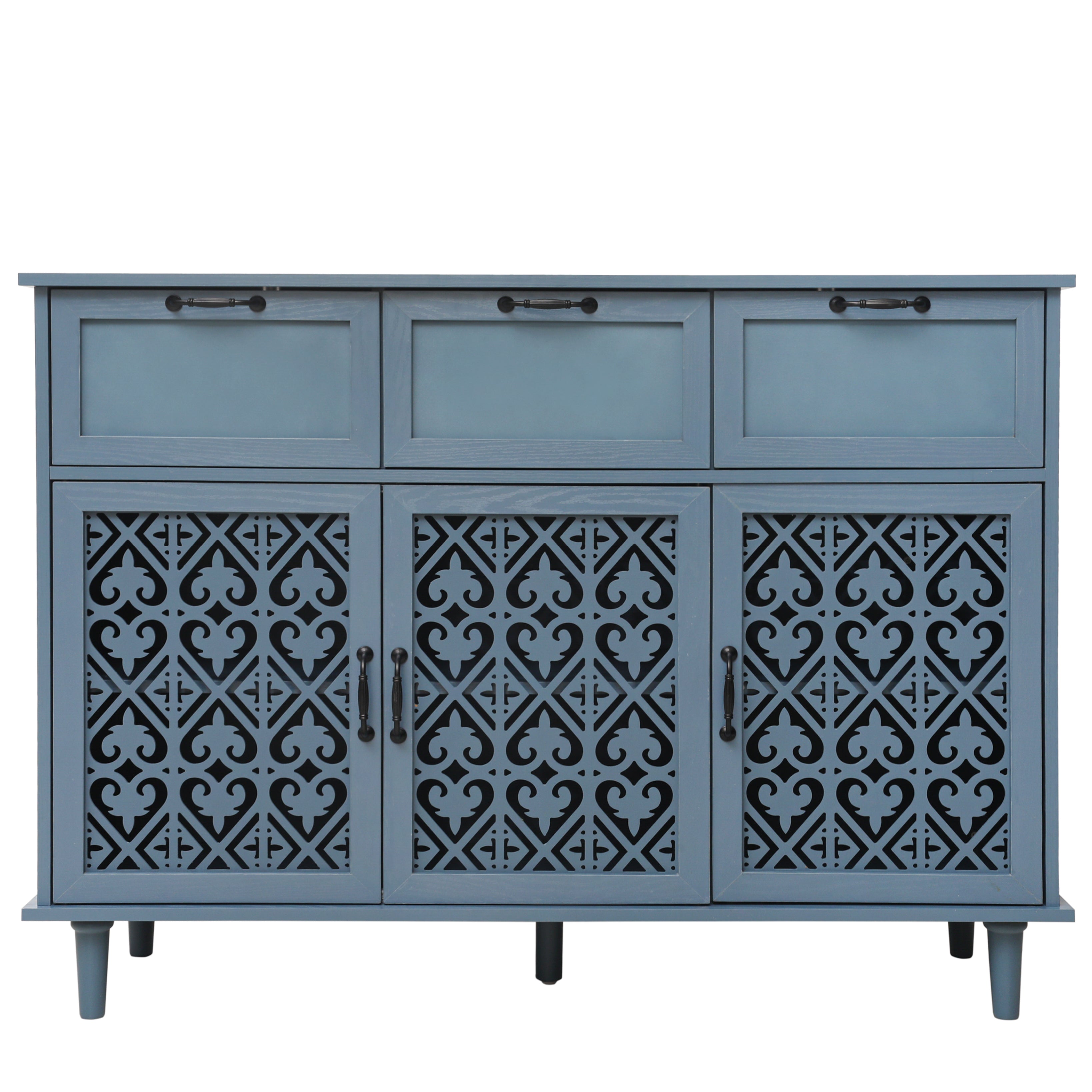 3 Door 3 Drawer Cabinet for Bedroom Living Room Study