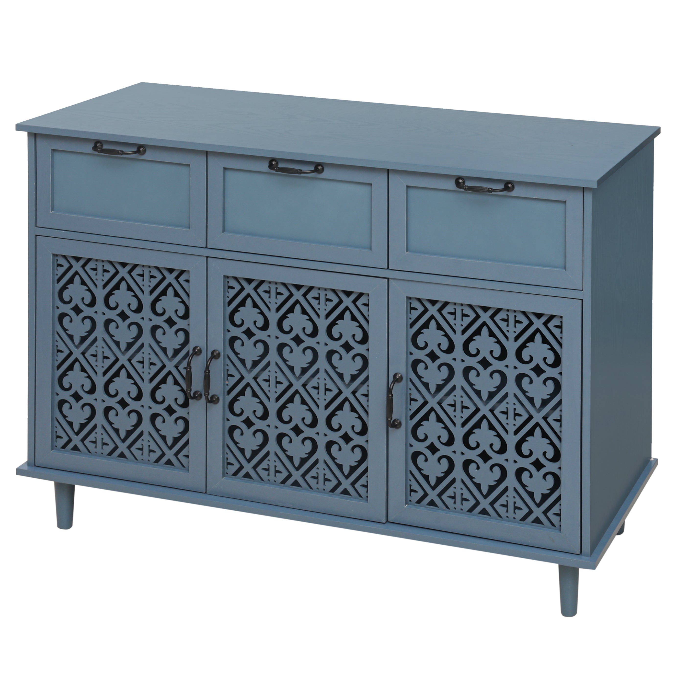 3 Door 3 Drawer Cabinet for Bedroom Living Room Study