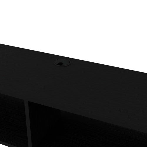 Floating TV Stand - Wall-Mounted - Two Open Shelves - 47.6" Wide