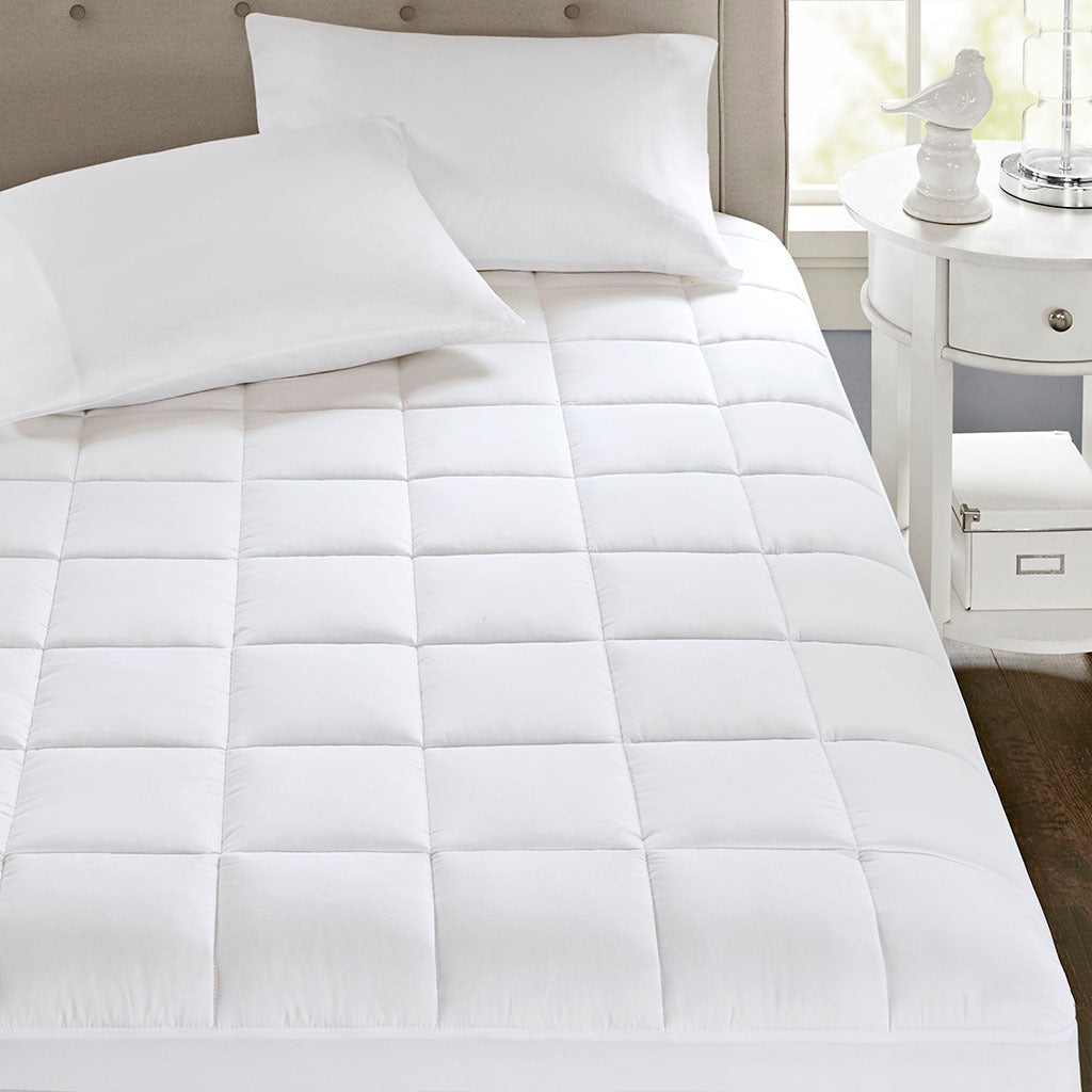 Mattress Pad - Quilted - 3M Microfiber - White