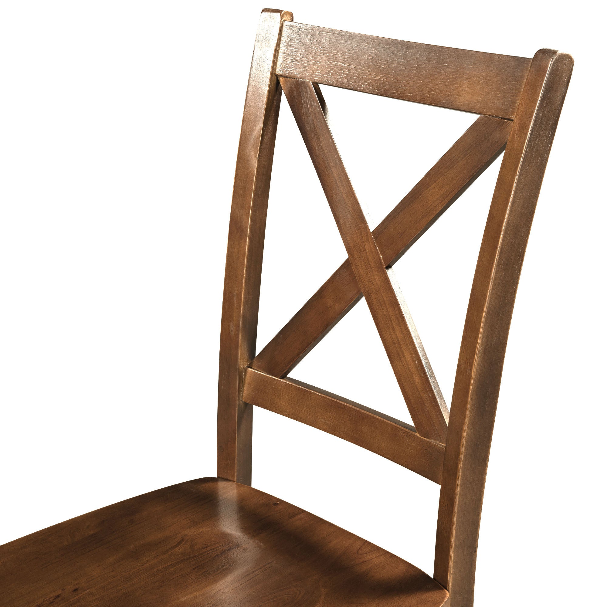 3-Piece Wood Drop Leaf Breakfast Nook Dining Table Set Walnut