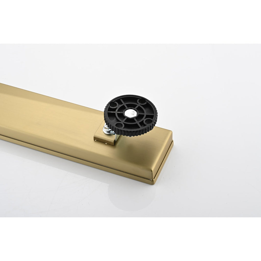30" Linear Shower Drain with Hair Strainer and Leveling Feet