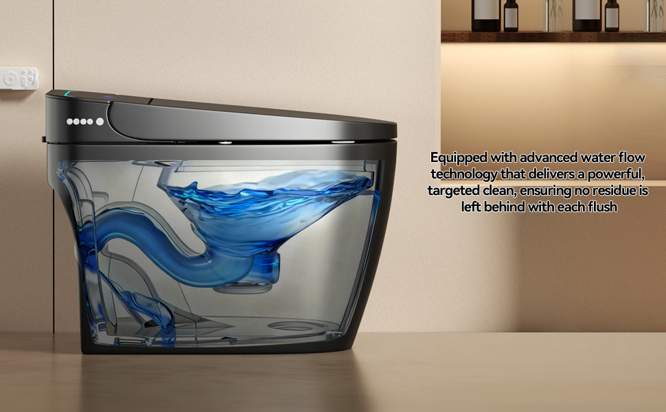 Unique Smart Toile,  One Piece Toilet with Bidet Built In,Intelligent Toilet ...