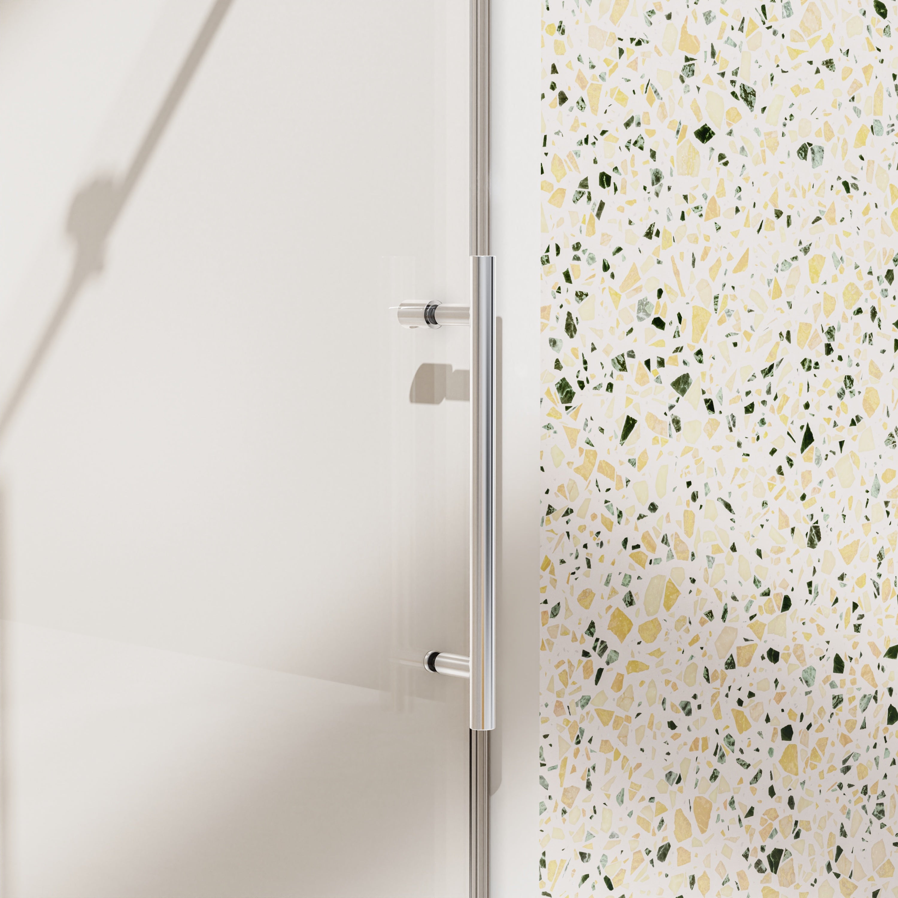 Frameless Single Sliding Soft-Close Shower Door 56-60" W x 74" H
