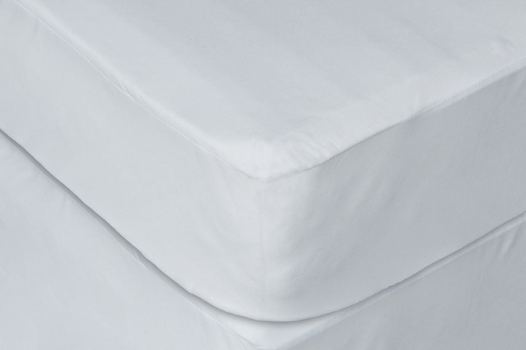 Waterproof Mattress Protector 75" x 54" Soft Wrinkle-Resistant White