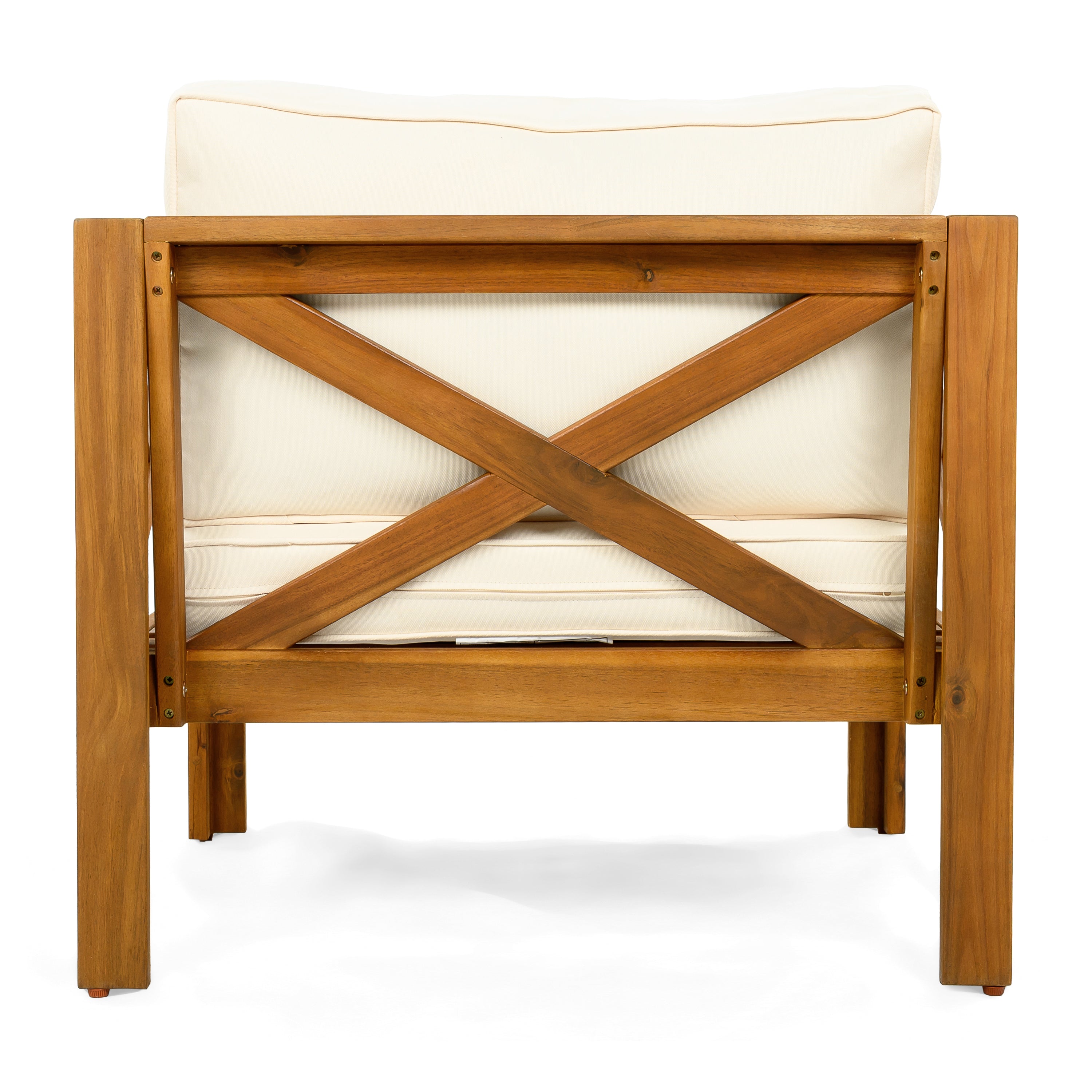 3 Piece Outdoor Conversation Set Acacia Wood Teak
