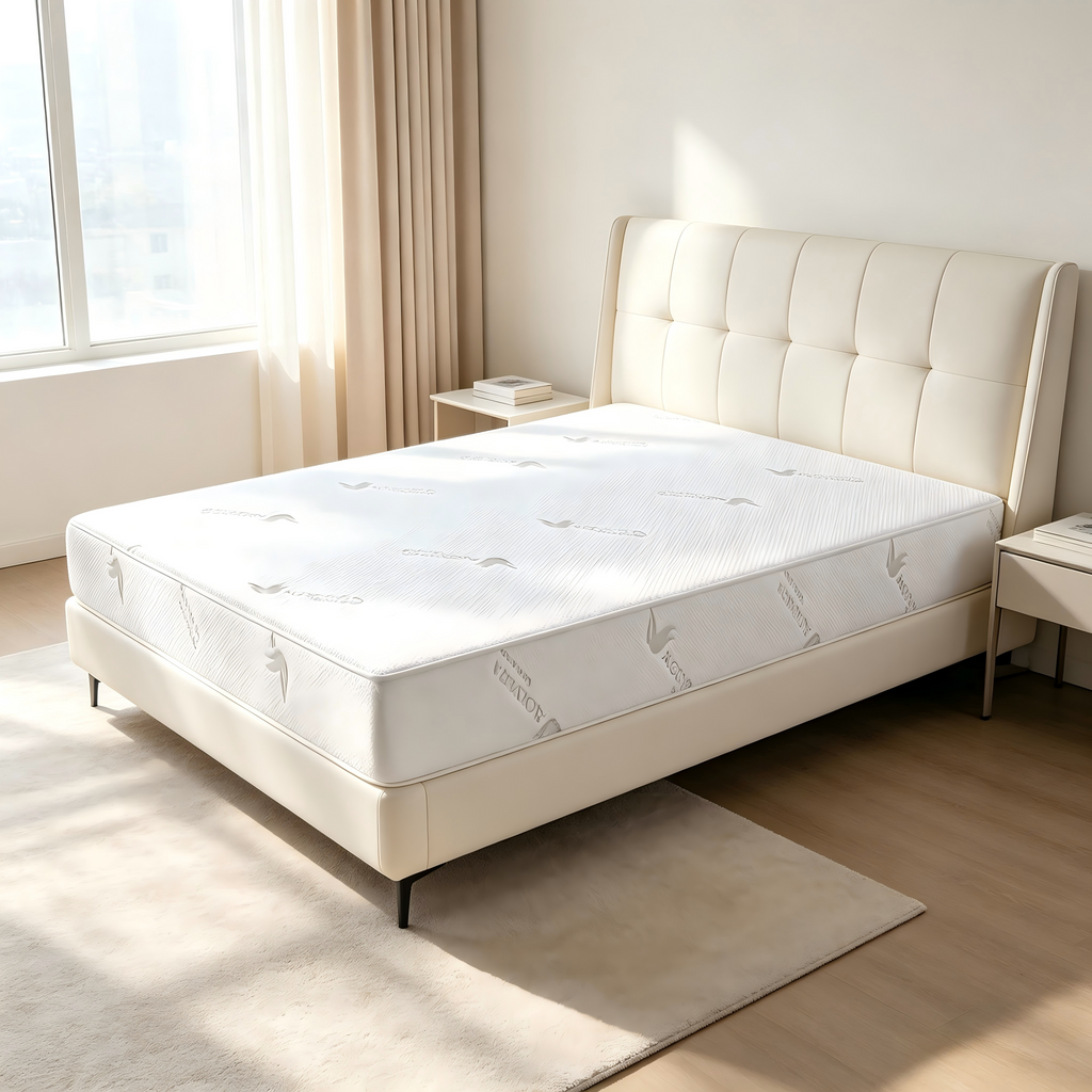 Queen Extra Firm Memory Foam Mattress with Cooling Aloe