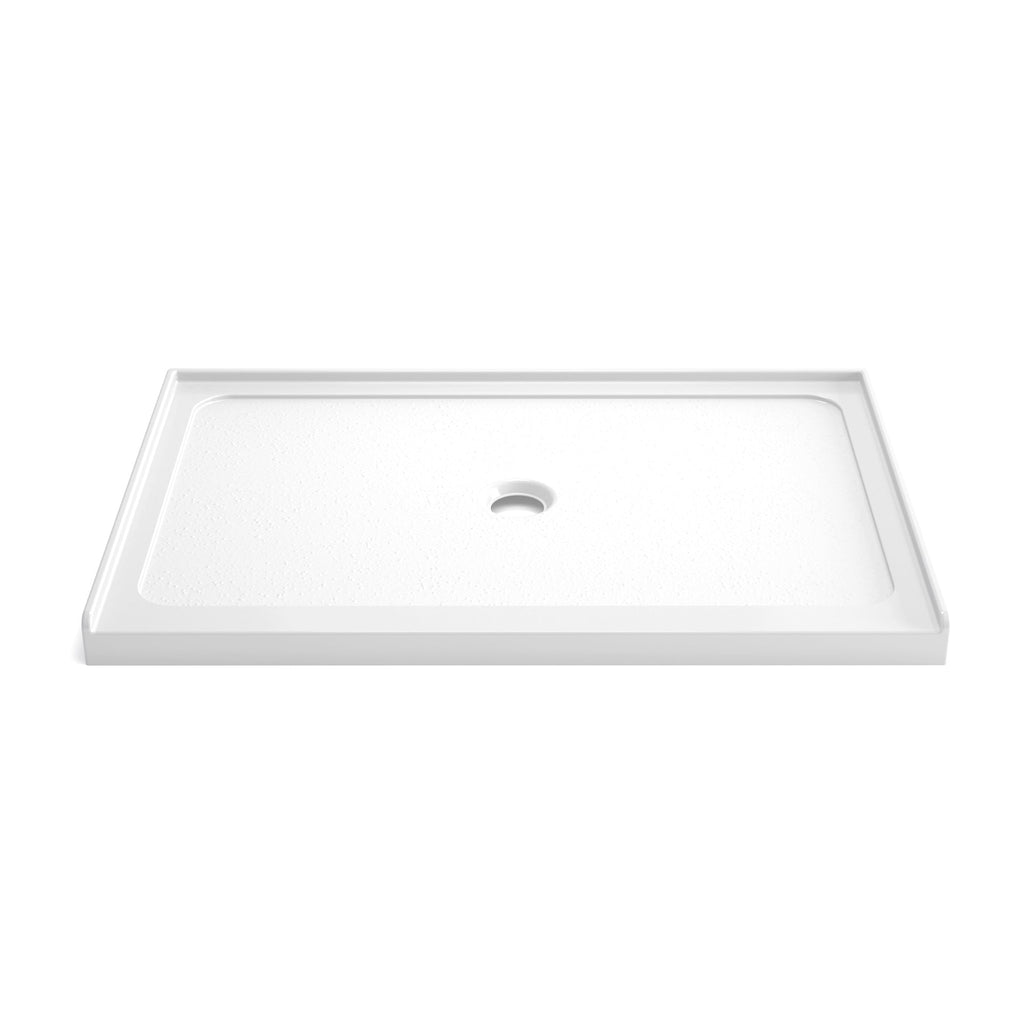 Gloss White Acrylic Shower Base 32" x 48" Center Drain