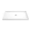 Gloss White Acrylic Shower Base 32" x 48" Center Drain