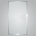 1/4" Clear Tempered Glass Explosion-Proof Film Single Pane 6mm