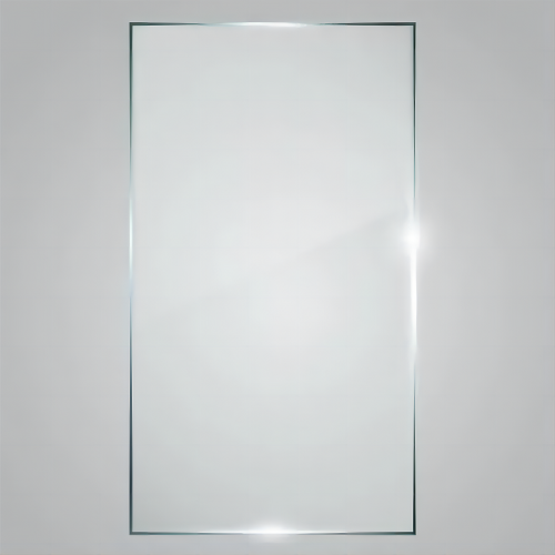 1/4" Clear Tempered Glass Explosion-Proof Film Single Pane 6mm