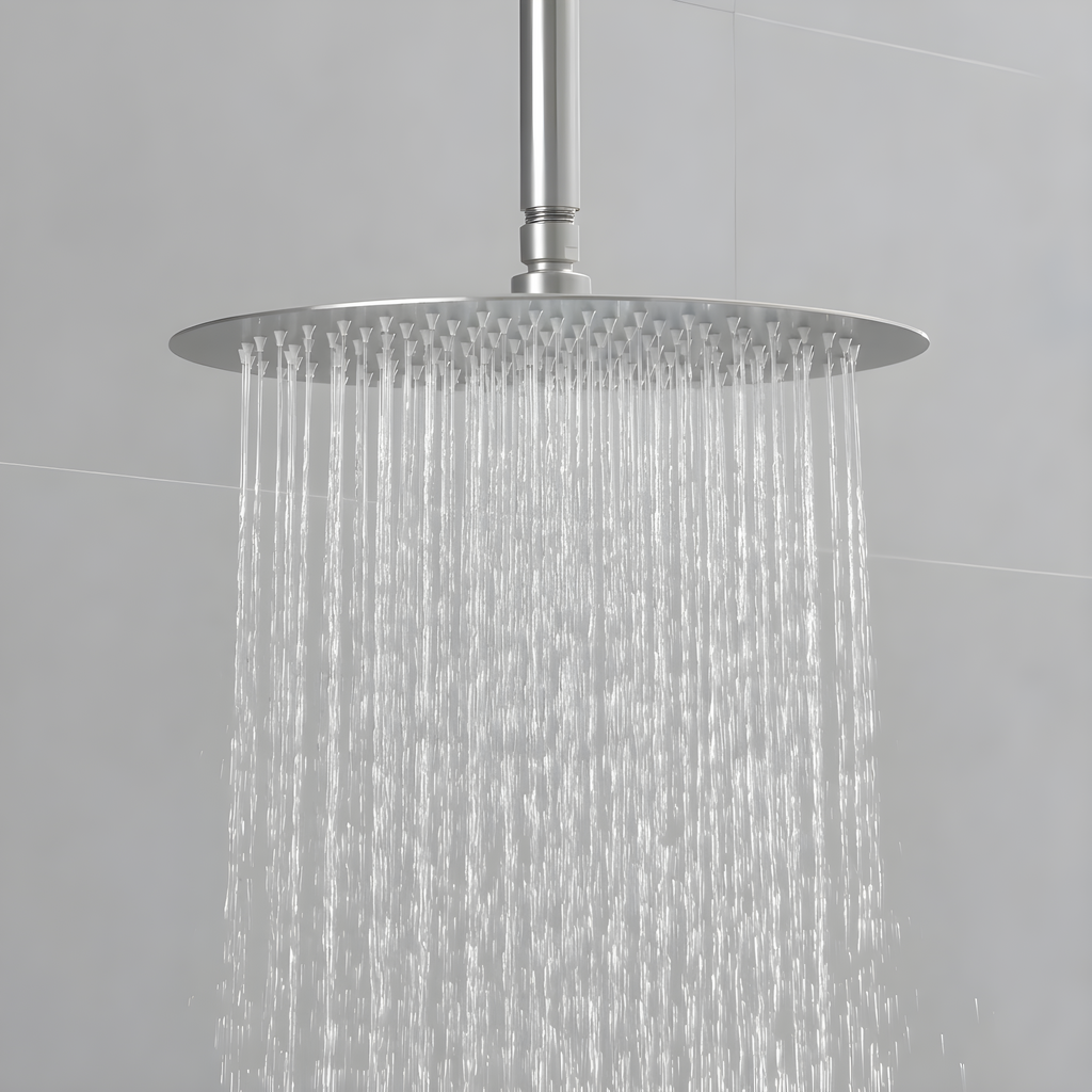 12" Brushed Nickel Rain Shower Head 304 Stainless Steel
