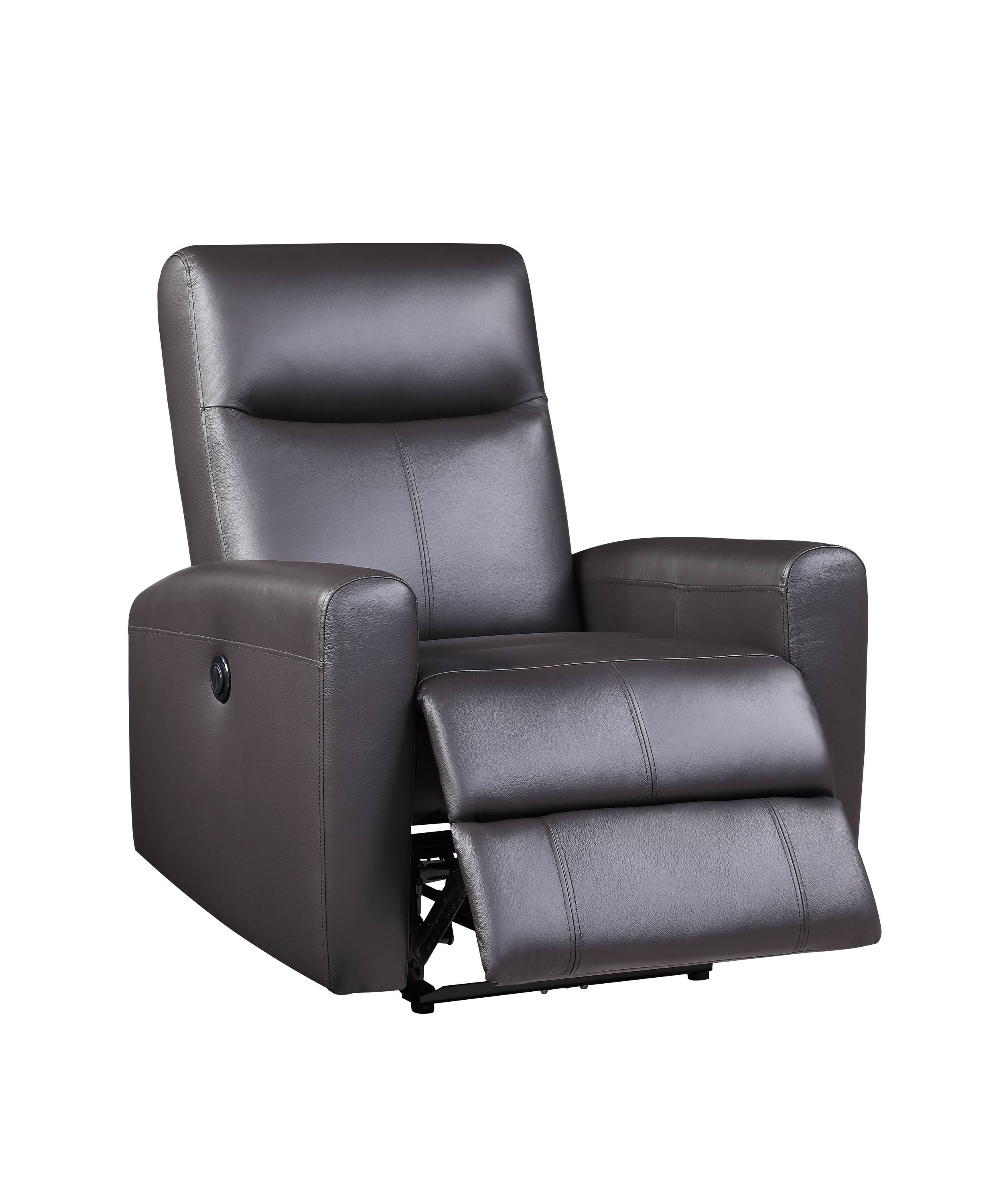 Blane Brown Leather Power Motion Recliner