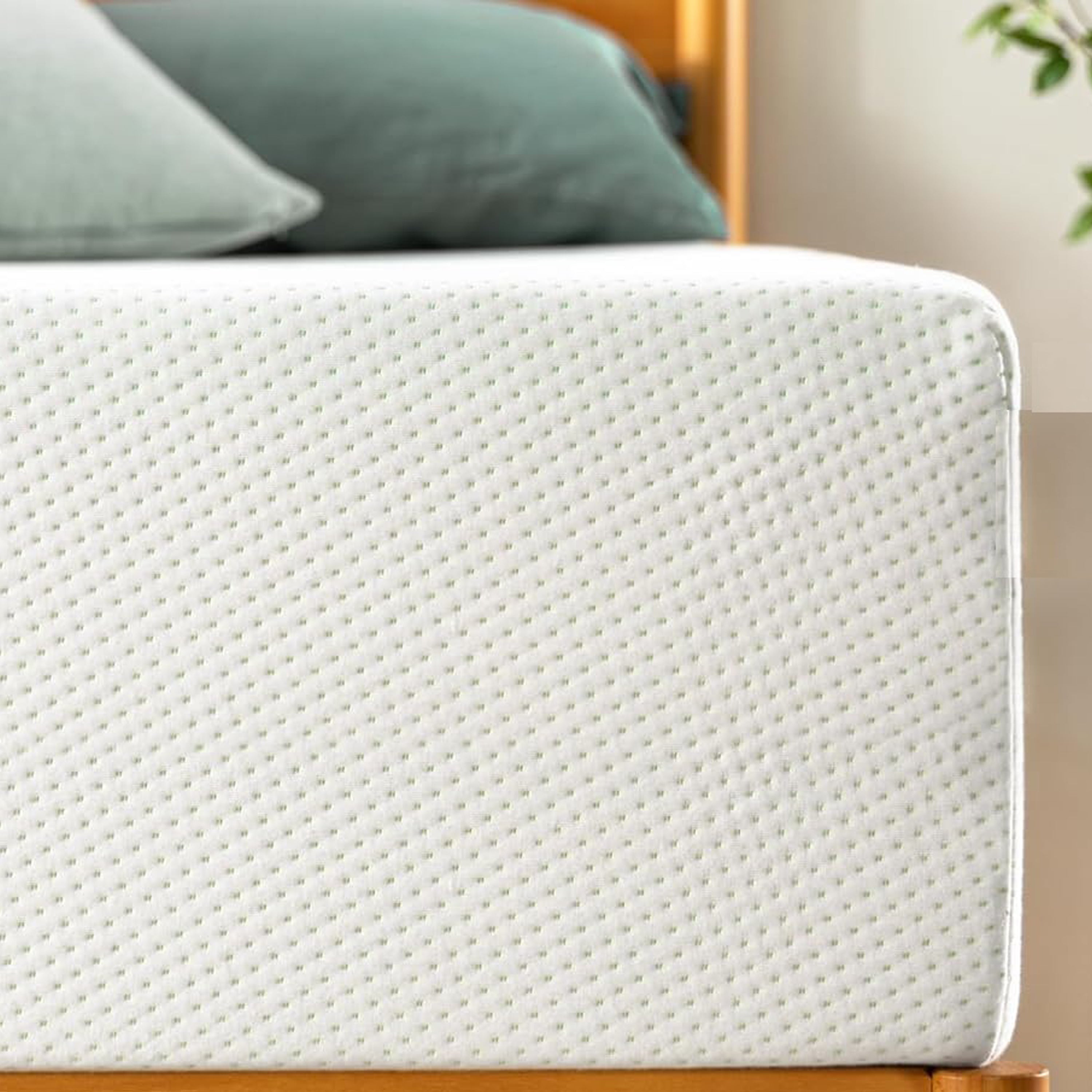 Queen Green Tea Memory Foam Mattress in Box, Fiberglass Free