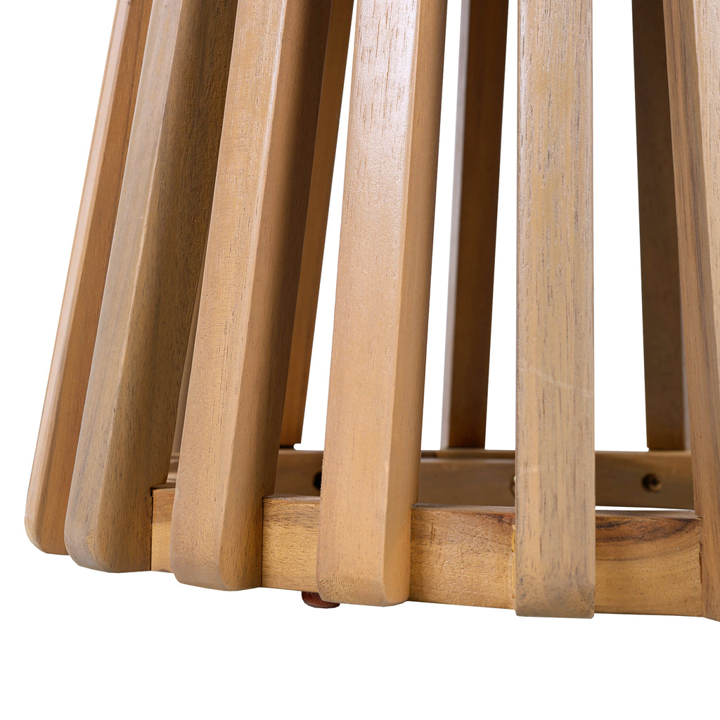 3 Piece Outdoor Conversation Set Acacia Wood Teak