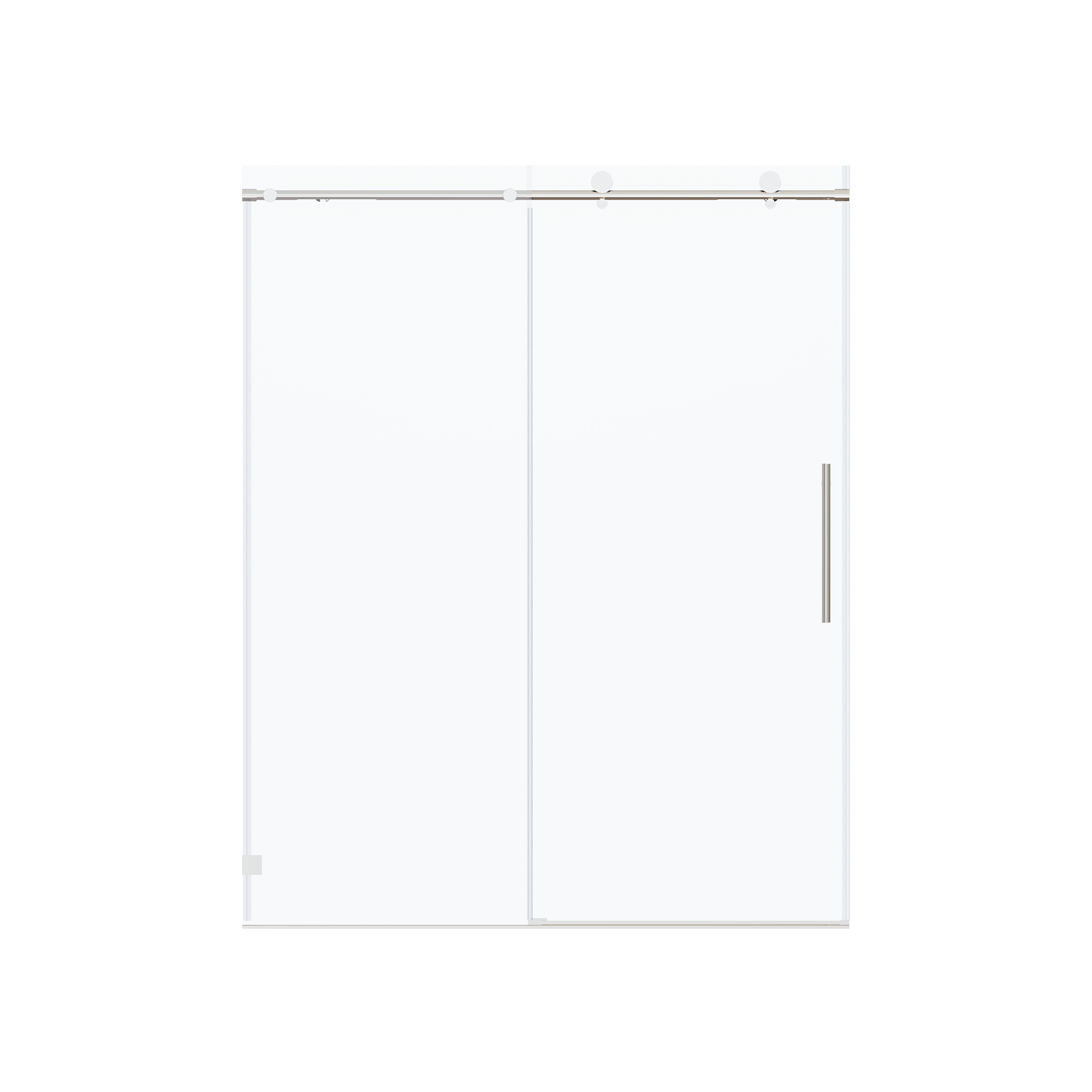 Frameless Single Sliding Soft-Close Shower Door 56-60" W x 74" H