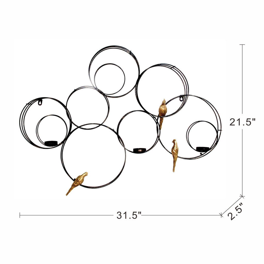 Banyan Birds Wall Accent 31.5" x 2.5" x 21.5