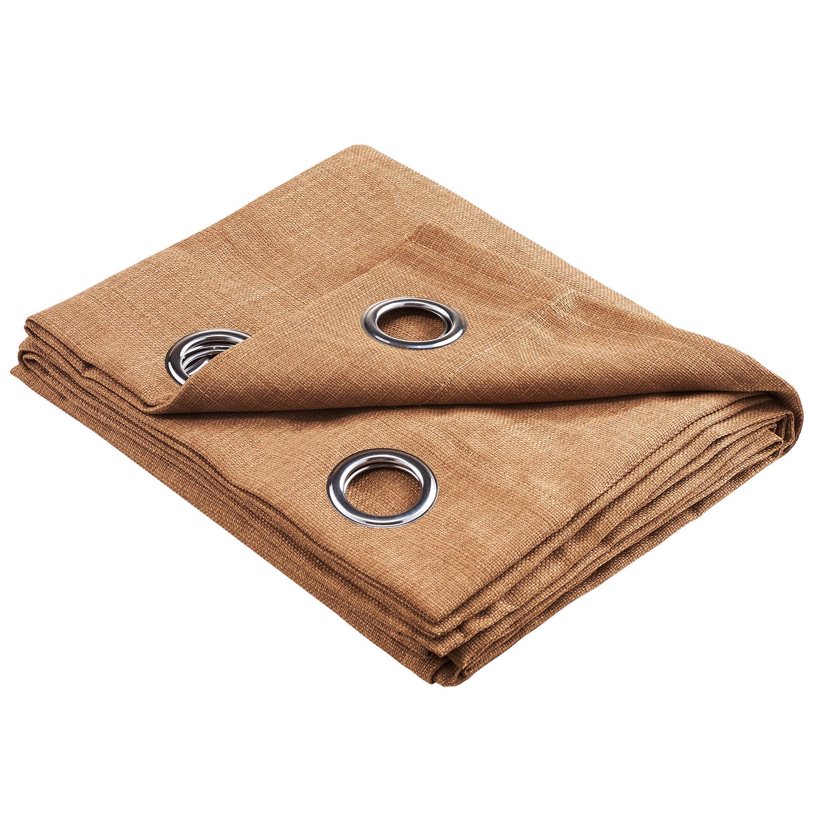 Natural Linen Curtains 52x84 2 Panel Grommet Light Filtering