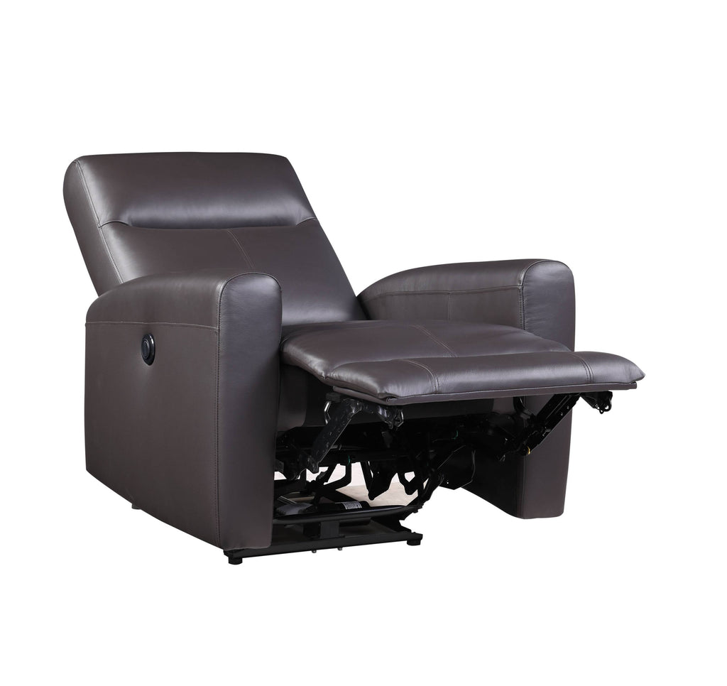 Blane Brown Leather Power Motion Recliner