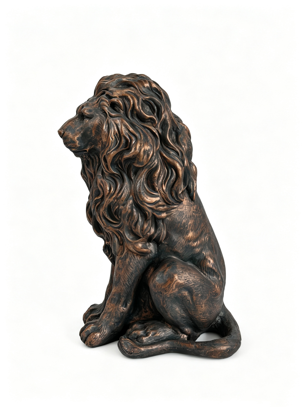 20.5 ft Lion Statue Resin Outdoor Garden Sculpture Decor