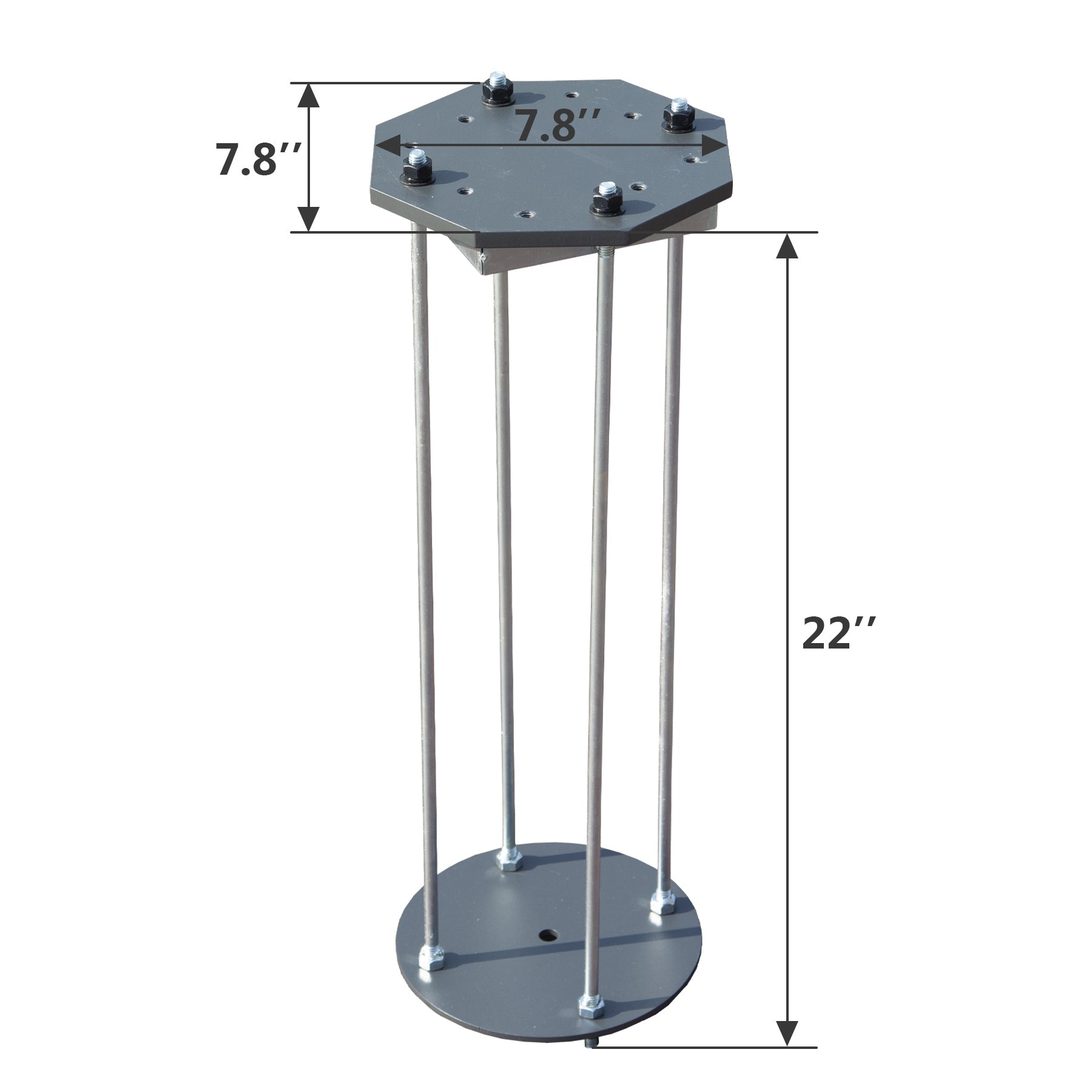 Heavy-Duty Steel Patio Umbrella Base 700 lbs Capacity