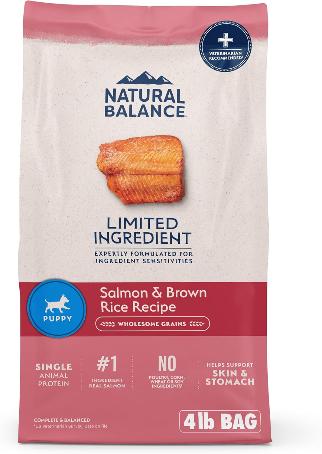 Natural Balance Limited Ingredient Puppy Dry Dog Food with Healthy Grains