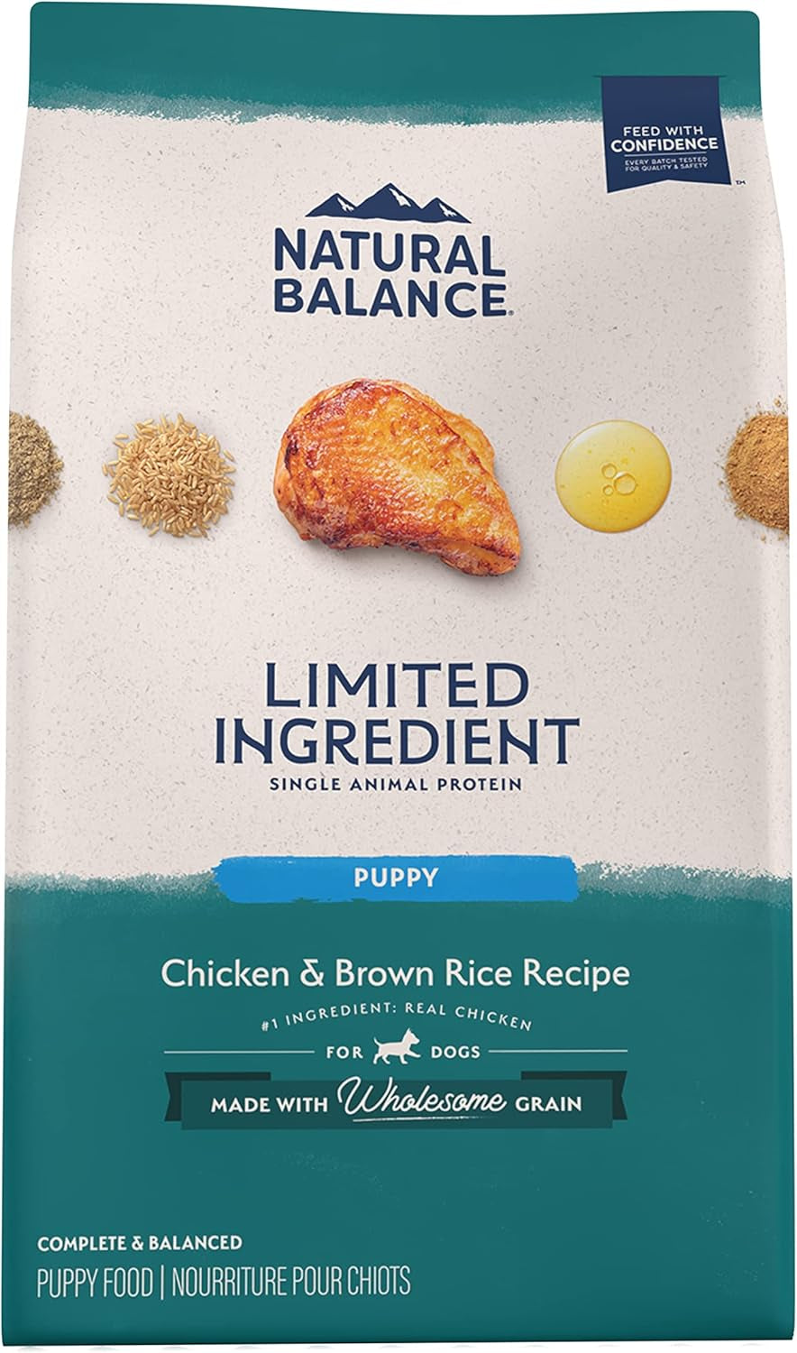Natural Balance Limited Ingredient Puppy Dry Dog Food with Healthy Grains